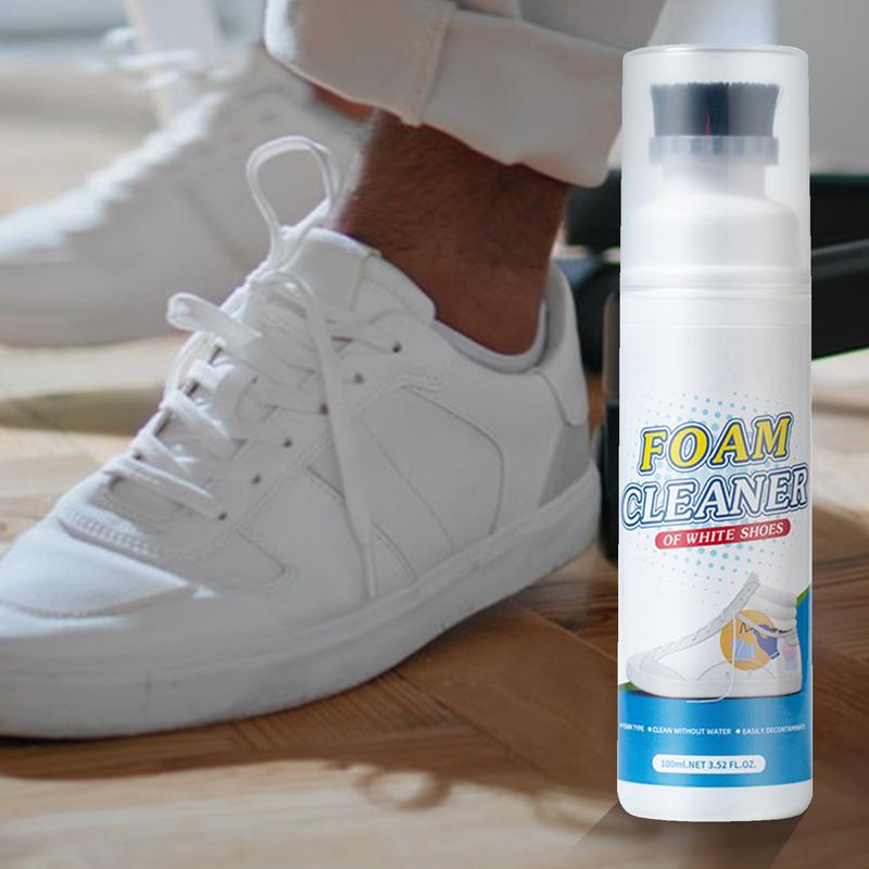 Sneaker Cleaning Kit - 브러시 헤드가 있는 흰색 신발 클리너,