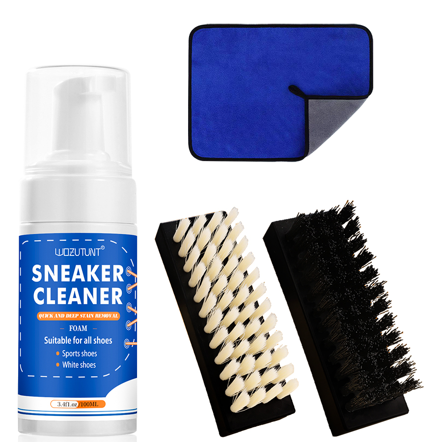 Sneaker Care Cleaner - 운동화용 흰색 신발 클리너 키트 캔버스