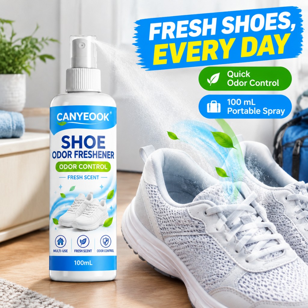 Sneaker Care Spray - CANYEOOK 신발 탈취제 스프레이 100ml, 빠른