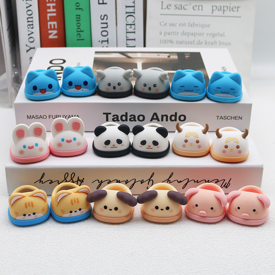 Shoe Box Display - 귀여운 인형 신발 4.3cm 만화 강아지
