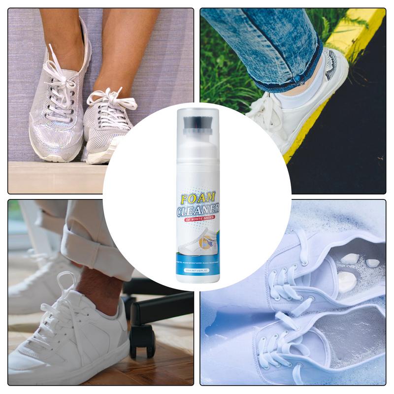 브러시 헤드가 있는 흰색 신발 클리너, 가죽 신발 클리 - Sneaker Cleaning Kit 리뷰 및 가격