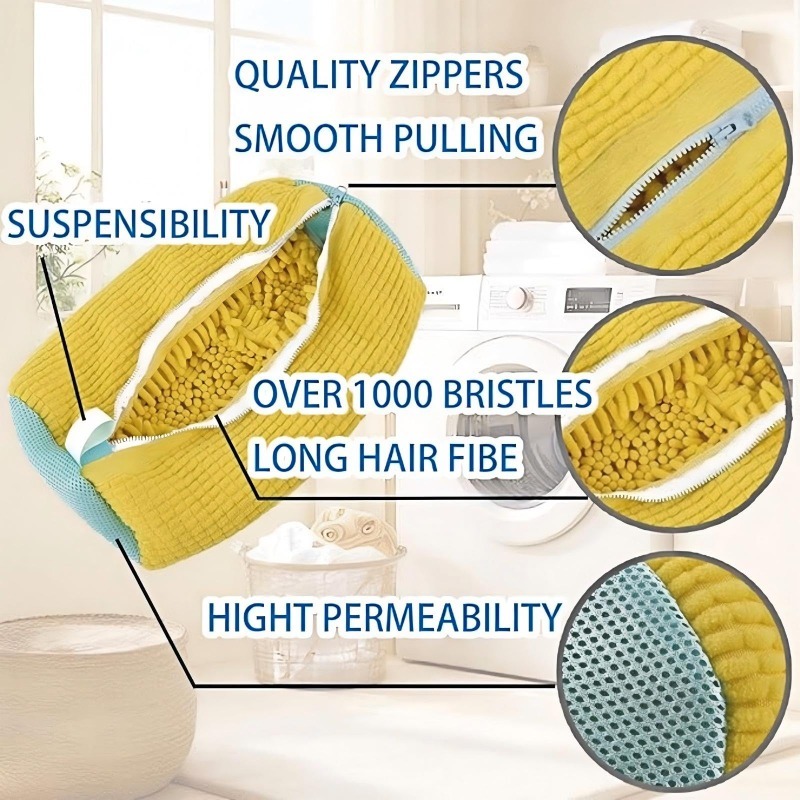 세탁망 신발 세탁기용 가방 - 지퍼형 세탁망, 내부에  - Sneaker Cleaning Kit 리뷰 및 가격