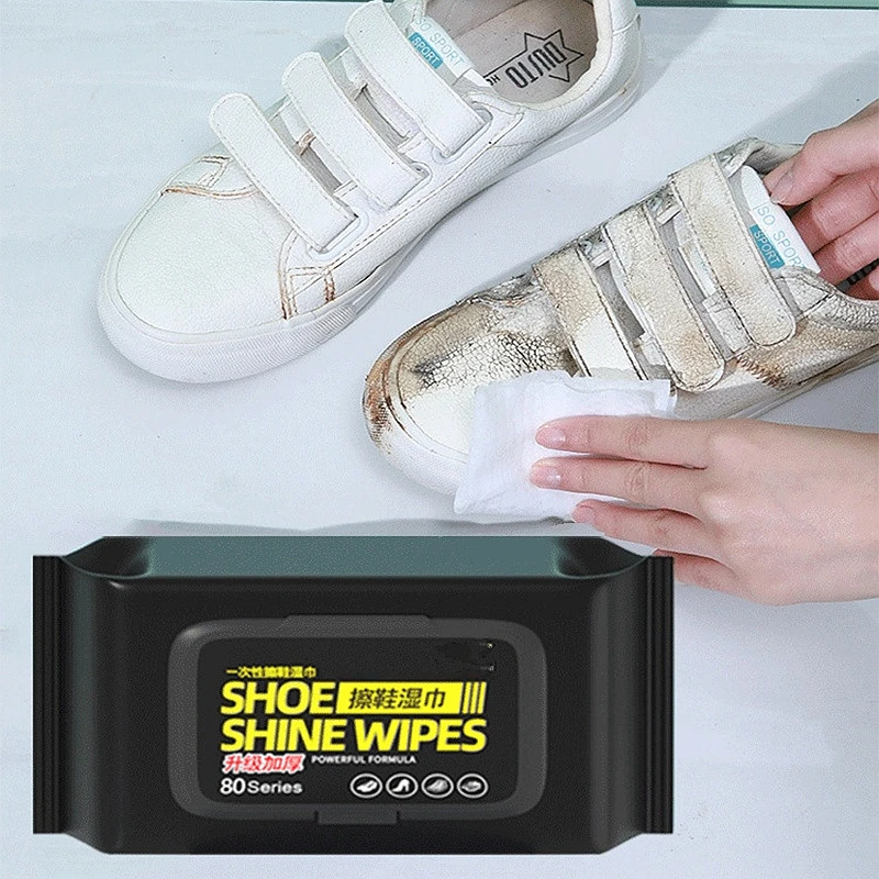 휴대용 야외 신발 클리너 물티슈 - 흰색 신발 운동화  - Sneaker Care Cleaner 리뷰 및 가격