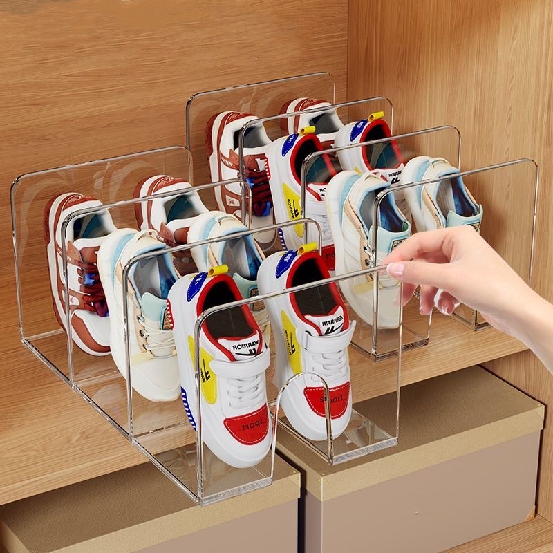 어린이 신발 상자 가정용 신발 캐비닛 보관 공간 절약  - Shoe Box Display 리뷰 및 가격