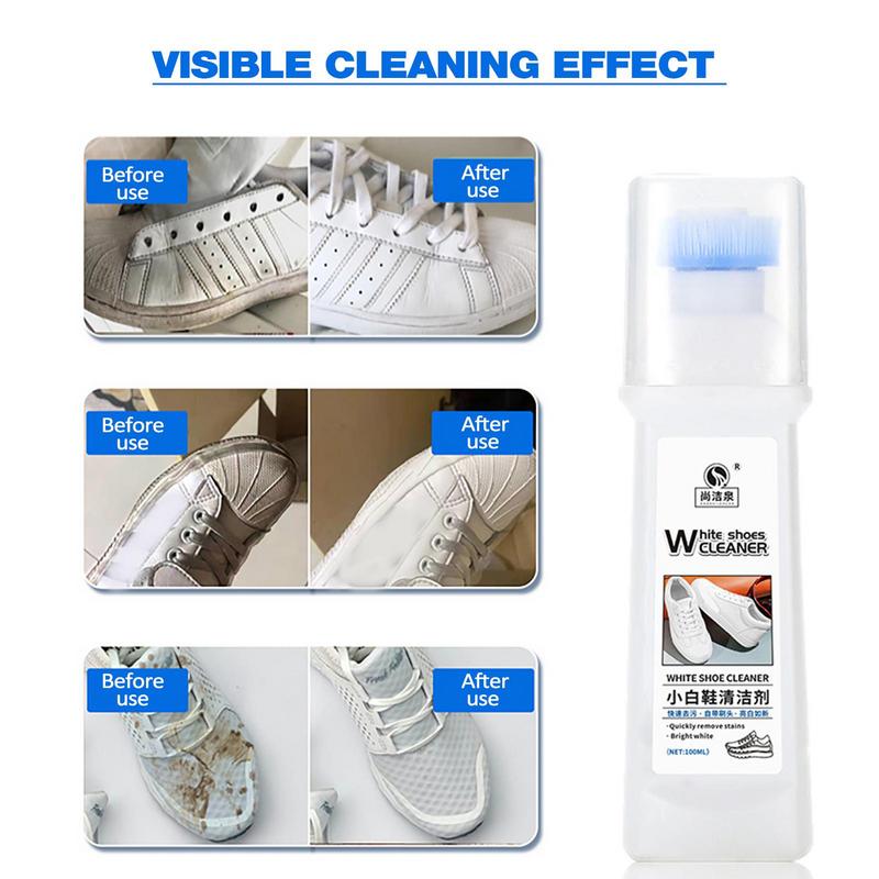 휴대용 흰색 신발 클리너 오염 제거 미백 스니커즈, 캐 - Sneaker Cleaning Kit 리뷰 및 가격